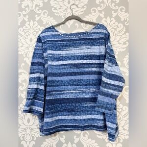 4/$25 • Rudy Rd. Stud Detail 3/4 Sleeve Top